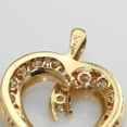 thumbnail image 7 of Pre-Owned Unbranded 14K Yellow Gold Diamond Heart Pendant, 2.00TDW, 6.9gr, 7 of 7