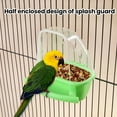 thumbnail image 3 of BESTSKY Birds Cage Hanging Feeding Cup No Mess Birds Feeder Box Plastic Food Water Dispenser Bowl for Parrot Cockatiel Small Birds Bird Water Dispenser, 3 of 7