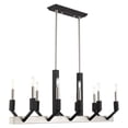 thumbnail image 4 of Livex Lighting - Beckett - 10 Light Linear Chandelier in Industrial Style - 12, 4 of 11