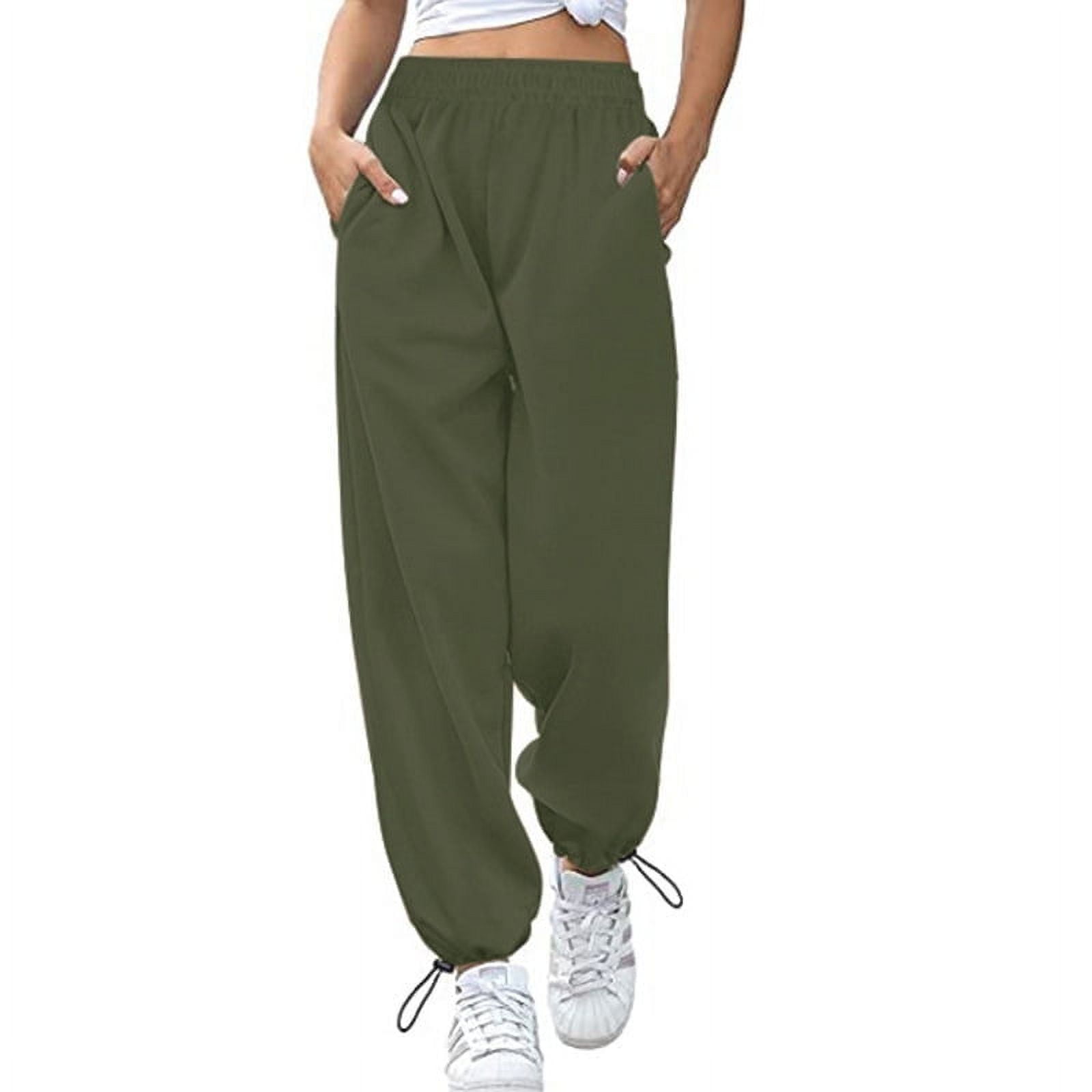 Pantalon Jogging Femme Ample - Tissu Doux Respirant - Cordon De Serrage, Poches - Pour Yoga, Sport, Décontraction