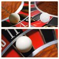 thumbnail image 3 of USHOBE 10 Pcs Perles en Acrylique Blanc pour Jeux de Fête DIY et Accessoires de Roulette, 3 of 8