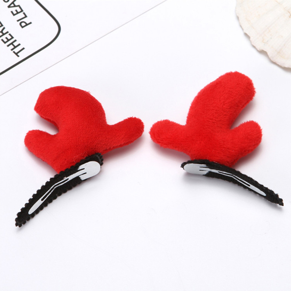 Esaierr Christmas Hair Clips/ Christmas Tree Hairpins Christmas Hat Hair Clips Xmas Accessories Holiday Headdress Set For Girls Women Gifts