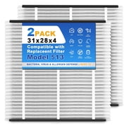 SNAPZY 510 513 Replacement Filter Compatible with AprilAire Air Purifier Models 1510 2516, Merv 13 Whole House Furnace Filters 31x28x4, 2-Pack