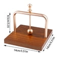 thumbnail image 2 of Élégant Porte-Serviettes Carré en Bois avec Rond en Métal pour Salles à Manger, Cuisines, Bars, Hôtels, Cafés - Solution de Rangement Robuste pour Table, 2 of 2