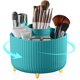 thumbnail image 2 of Organizador De Maquillaje Giratorio 360 Portaescobillas De Maquillaje con 5 Compartimentos para Cosméticos Perfumes Joyas para Tocador Dormitorio Baño,Azul, 2 of 5