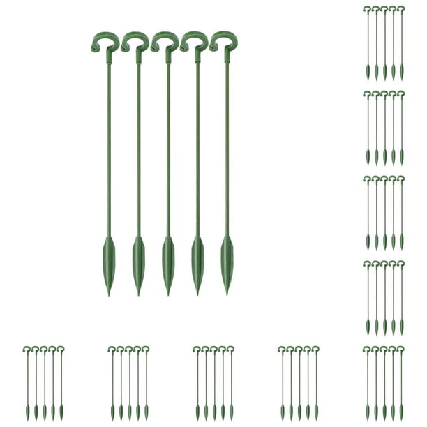 Soporte para Plantas Injueey Varilla de Soporte 5X Plásticos Reutilizables A-17CM 10piezas