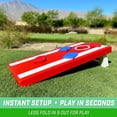 thumbnail image 3 of GoSports 4'x2' All Weather Cornhole Game Set - Includes 8 Bags & Game Rules, CH-02-BM-RED, Red Edition, 3 of 5