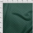 thumbnail image 3 of oneOone Cotton Silk Sea Green Fabric Geometrical Floral Craft Projects Decor Fabric Printed By The Yard 42 Inch Wide, 3 of 4
