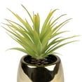 thumbnail image 5 of Northlight Artificial Agave Plant in Gold Ceramic Pot - 7", 5 of 7