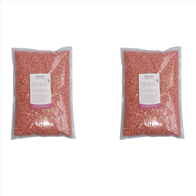 2X 500 G de Granos de para Depilación de Cuerpo Completo, Película Caliente, Perlas de Depilatoria para Máquina Calentadora de Estilo 6