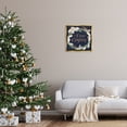 thumbnail image 3 of Stupell Industries Traditional Christmas Wreath Holiday Painting Gold Floater Framed Art Print Wall Art, 25 x 25, 3 of 10