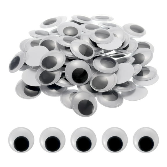 Uxcell 1.6 Inch Googly Eyes, 100 Pcs