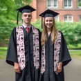 thumbnail image 7 of Xecao Eiffel Tower and Butterflies Print Graduation Shawl Stole Honor Stole Adult 72" Academic Commencements, 7 of 7