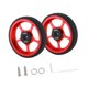 thumbnail image 5 of Ruedas fáciles para la rueda de rodillo de bicicleta plegable con pieza de reemplazo de tornillo Aleación de aluminio de neumático liviano estable Cuerpo grueso rojo, 5 of 8