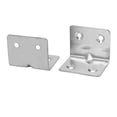 thumbnail image 2 of Uxcell 30mmx30mmx38mm Stainless Steel 4 Holes Corner Brace Joint Angle Brackets 15pcs, 2 of 4