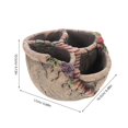 thumbnail image 2 of Cactus Pot Cement Planter for Indoor Plants with Drainage Hole for Desktop and Windowsill 1Pack, 2 of 3