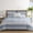 Blue, variant on Levtex Home Sand Stripes Chocolate King Duvet Cover Set (106x94in) with 2 Pillowcases (36x20in) - Woven Jacquard Stripe - Brown, Tan, White - Cotton King Size Duvet Cover Set - Soft, Pre-Washed