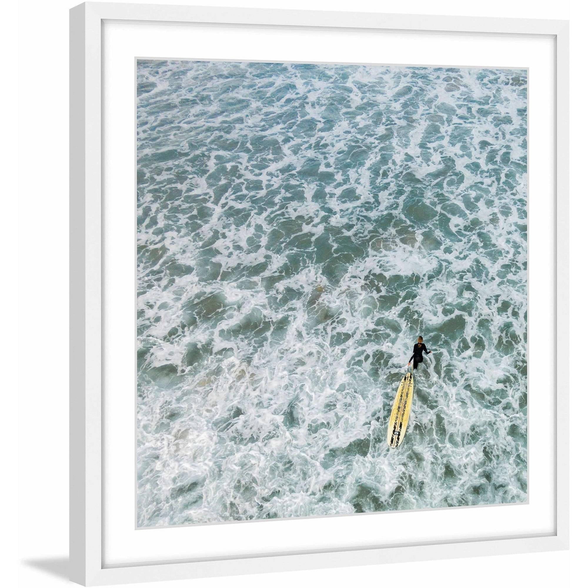Marmont Hill "Choppy Waters" by Karolis Janulis Framed Painting Print