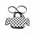 thumbnail image 7 of Women Novelty Candy Shaped Polka Dot Handbag, Glossy Faux Leather Mini Crossbody Purse With Dual Carrying Straps, Cute Unique Shoulder Bag For Party Daily Street Outfit Multiple Sweet Colors, 7 of 7