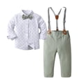 thumbnail image 1 of Conjunto de camisa y pantalones Boarnseorl para caballero de Boarnseorl para bebés y niños de 3 a 6 m, 1 of 6