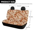 thumbnail image 4 of CHAQLIN Floral Leaf Car Backseat Covers for SUV, 2 Pcs Set Non-Slip Car Back Seat Covers Stretch Washable Bench Seat Covers, 4 of 7