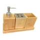 thumbnail image 2 of Juego de 4 accesorios de baño, soporte para cepillo de dientes, bandeja de almacenamiento, dispensador de jabón, taza para cepillo de dientes para el, 2 of 9