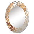 thumbnail image 2 of DESIGN ART Designart "Amber Glow II" Abstract Landscape Modern Wall Mirror 24in.x36in., 2 of 4