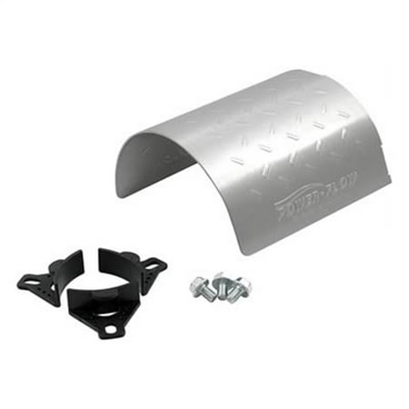 - Injen Power-Flow Diamond Plate Heat Shield w/ clear coat Fits 3.00 3.50 Polished