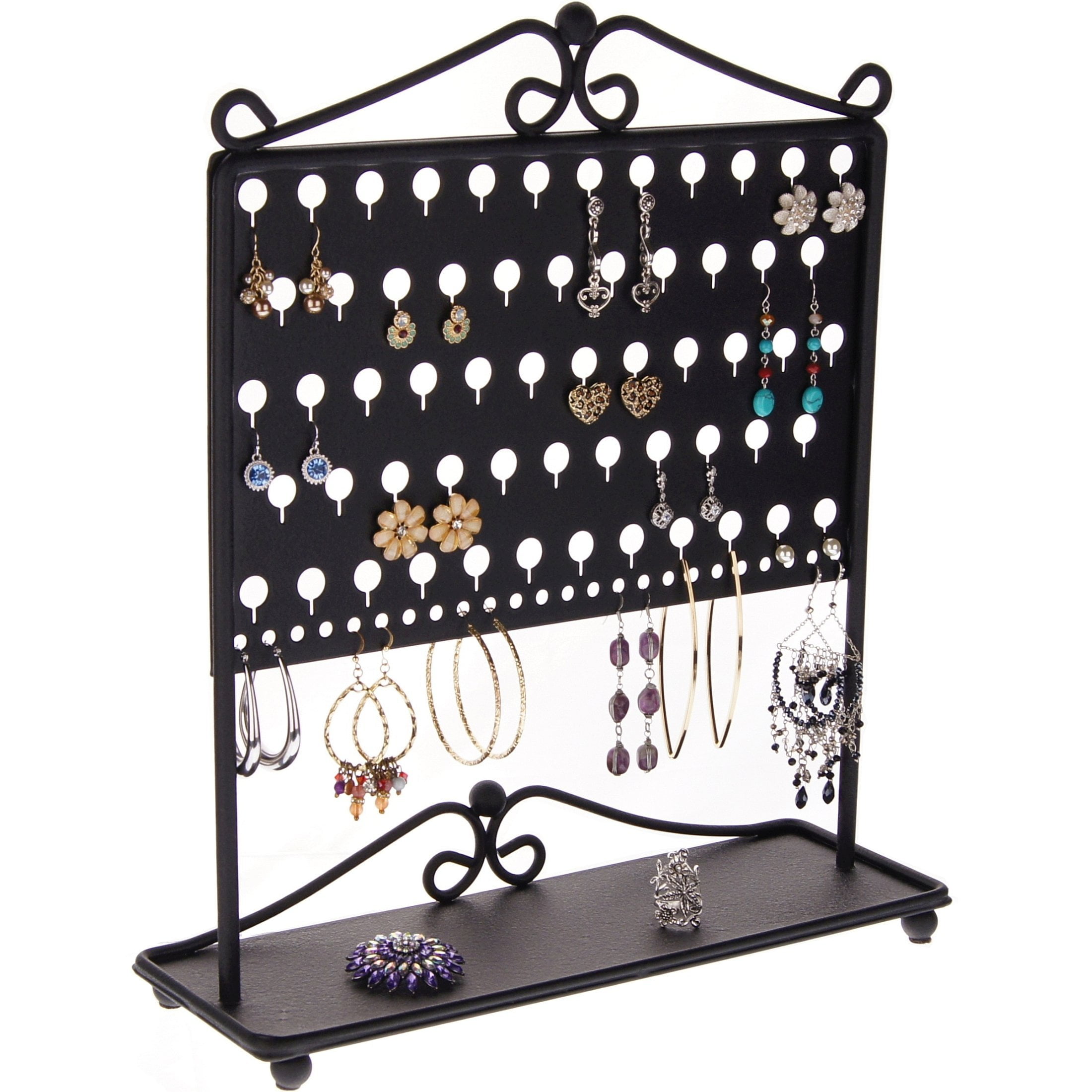 Ear Stud Earrings Jewelry Display Stand Holder Display Storage Rack Hanger 