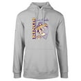 thumbnail image 2 of Men's Levelwear Heather Gray Los Angeles Kings Retro Podium Netminder Pullover Hoodie, 2 of 3