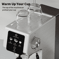 thumbnail image 4 of 20-Bar Espresso Machine with Automatic Steam Wand, 1300W Professional Espresso Maker, 40 oz Removable Water Tank, Single & Double Shot, 4 of 9