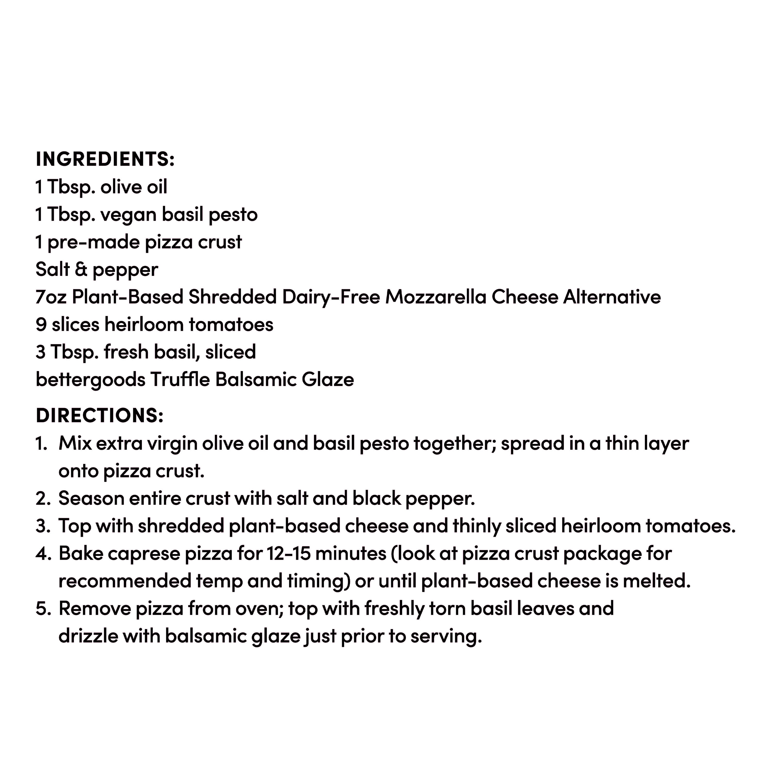 bettergoods Plant-Based Mozzarella Dairy-Free Cashew Shredded Cheese Alternative, 8 oz Bag