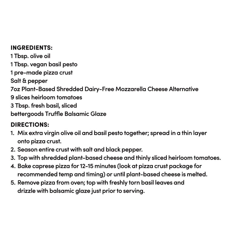 bettergoods Plant-Based Shredded Mozzarella Cheese Alternative, 8 oz