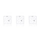 thumbnail image 3 of Inteprter Regla de diseño hueco para acolchado, máquina de coser portátil, plantillas de posicionamiento acrílico, accesorios para manualidades DIY, Type1 NO1 Inteprter CBP186544, 3 of 6
