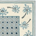 thumbnail image 2 of SAFAVIEH Chelsea Normina Palm Trees Wool Runner Rug, Blue/Ivory, 2'6" x 6', 2 of 4