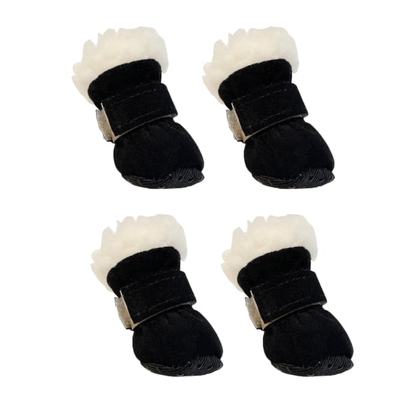 Dog Shoes Winter Snow Boots Non Warm For Small Medium Dogs Outdoor Activities Pet Supplies Durable Washable 4PCS