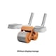 thumbnail image 4 of Toystoory Rueda Abdominal Entrenamiento automático Contratación del vientre Soporte de teléfono equilibrado Soporte Entrenador Rodillo Equipo Accesorios para máquinas de ejercicios Naranja, 4 of 6