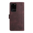 thumbnail image 5 of Feishell for Samsung Galaxy S20 Ultra 6.9 inch Zipper Wallet Case with Wrist Strap & Shoulder Strap,Premium PU Leather Magnetic Clasp Flip Holder Card Slots Crossbody Phone Case for Women Men,Brown, 5 of 18