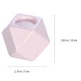 thumbnail image 3 of CHOK Creative Candlestick Pink Pottery 1Set 3.9 x 3.9 x 2.8in, 3 of 5