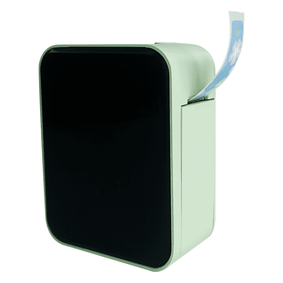 P15 Wireless Bluetooth Thermal Label Printer Mini Portable Adhesive Label Maker Fast Printing Green,1 Roll x Gift Label 1 x Label Printer,Green