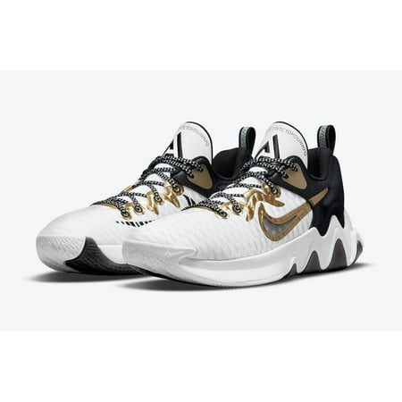 

Nike Giannis Immortality CZ4099-100 Men s White/Metallic Gold/Black Shoes DG68 (12)