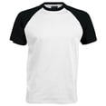thumbnail image 1 of Kariban Mens Short Sleeve Baseball T-Shirt, 1 of 2
