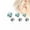 Aqua, variant on 3pcs Crystal Stud Earrings Stainless Steel Ball Ear Tragus Cartilage Piercing-Crystal AB