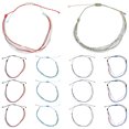 thumbnail image 1 of 16Pcs Bohemian Style Woven Hand Bracelets Decorative Anklets Braided Ankle Charms Ankle Chains, 1 of 9