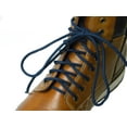 thumbnail image 4 of 2 Pair 108 Inch Heavy Duty Polyester Navy Blue 4mm 1/8 inch Thick Round Shoelaces, 4 of 4