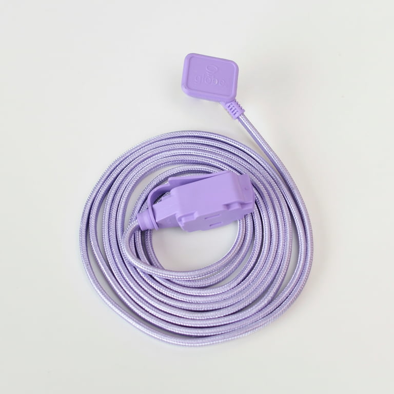 Globe Electric Globe Electric 9-ft 16/2 Metallic Purple