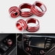 thumbnail image 2 of Cubiertas Del De La Perilla Del Enchufe Del Aire Acondicionado Del Coche 5pcs Para Camry 18 rojo Soledad Cubiertas del anillo de la perilla de aire acondicionado, 2 of 7