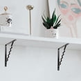 thumbnail image 3 of 2 Pcs Floating Shelf Bracket Tripod Shelves Square Stand Holder, 3 of 8