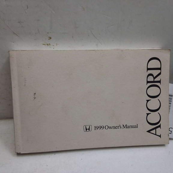 Pre-Owned 1999 Honda Accord Coupe Owners Manual