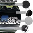 thumbnail image 6 of Yspwyqan Universal Car Trunk Mat 29" x 39", Cow Print Bow Grip-Backed Season-Resistant Trunk Mat, Cute Auto, Fit for Most Sedan SUV Wagon Models for Daily Use & Road Trips, 6 of 7